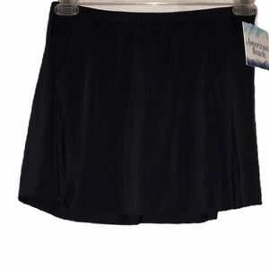 American Beach Marine Black Swim Skirt - Size 16 - NWT